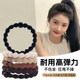 Black high ponytail bean hair wing for women 2025 new style scalp bands without damage hair, high elastic durable hair rope