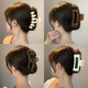 White Deer same style clip for women with high-end back head shark clip hair clip 2025 new hair clip headdress hair card