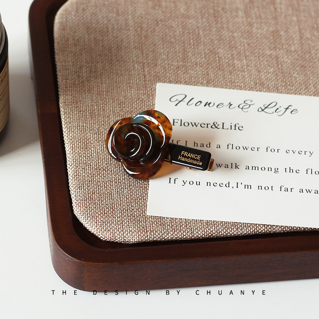 Sichuan Rose Hairpin Edge Clip Side Bangle Clip Front Blade Clip Headdress Hair Card Women's New Duckbill Clip