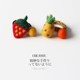 Kawano Fruit plush hair circle simple ponytail hair rope net red cute children head rope rubber band female tie hair decoration