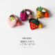 Kawano Fruit plush hair circle simple ponytail hair rope net red cute children head rope rubber band female tie hair decoration