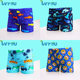 New boy swimming trunks cute cartoon hot spring flat -angle children swimming trunks Children Baby Swimming Room Swimsuit
