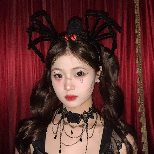 Halloween funny headdress spider headband skull ghost pumpkin headband party dress up props party hair accessories