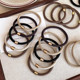 Headband women's high-end adult rubber band leather case hair ring high elastic durable hair tie hair rope headdress 2025 new style