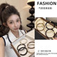 Headband women's high-end adult rubber band leather case hair ring high elastic durable hair tie hair rope headdress 2025 new style