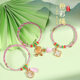 
Pink colorful bracelet cute tassel pendant bracelet adjustable bracelet boy and girlfriend Dragon Boat Festival gift jewelry