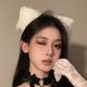 
Kitten headdress show winter kitten Christmas fox ear hair accessories cat ear headdress hair clip pair