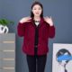 Mom's coat for women's spring and autumn new cardigan fashionable middle-aged and elderly large size loose casual thin corduroy top