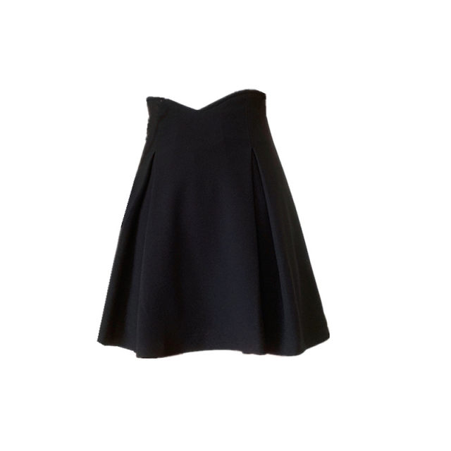 Large size female spring and summer new irregular high waist skirt A -line skirt, umbrella skirt, fat mm versatile large swing covered short skirt