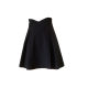 Large size female spring and summer new irregular high waist skirt A -line skirt, umbrella skirt, fat mm versatile large swing covered short skirt