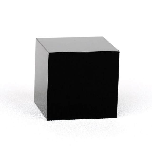 Natural obsidian small squares Hexahedral cube Feng Shui energy ornaments cube paperweight press