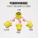 Extended water pipe docking 4 minutes 6 minutes 1 inch 1.2 inch hose quick connector household pipe lengthened can be detached quickly and directly