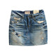 Korean purchasing agent LOLITA women's summer hip-pack half-body denim skirt pure cotton casual old embroidered short skirt without lining