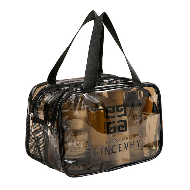 Dry and wet separation toiletry bag double layer portable travel ...