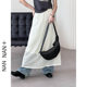 Sweet lace long skirt for women in spring and autumn design double-layer hollow lace elastic high-waist skirt stacked
