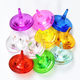 Plastic acrylic crystal transparent hand-turn gyro boy little girl game reward gift prize gift