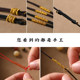 Black necklace rope hand-woven rope jade gold pendant rope jade pendant peace buckle pendant lanyard hanging neck for men and women