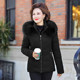 Middle-aged and elderly women's winter jacket thick 40-50 years old mother wears cotton coat slim short cotton jacket middle-aged cotton jacket