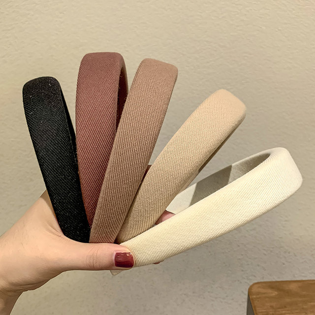 High skull top sponge hairband Internet celebrity 2025 new face washing hair card for women's autumn and winter high-end pressure hairband headband