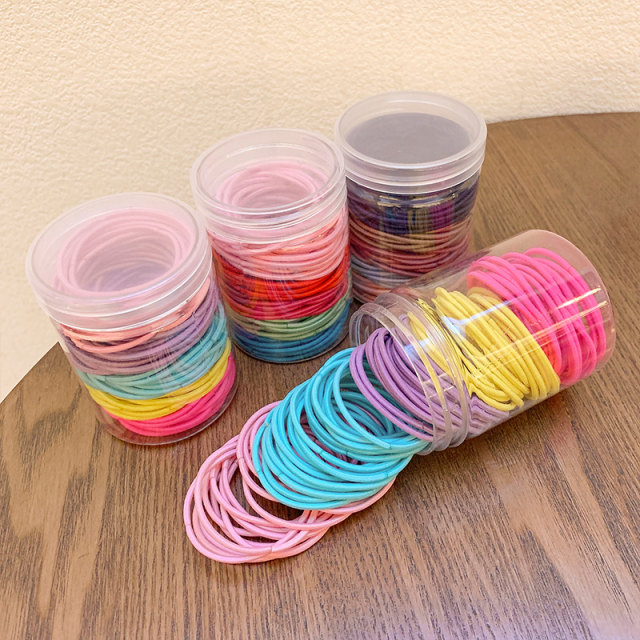 Ins basic candy-colored small circle headband Internet celebrity girl's scalp hair band forest style Korean color hair band headwear