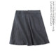 Large size skirt spring new style foreign trade women's casual and versatile high waist zipper slim A-line midskirt 14356
