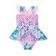 Girls swimsuits, one-piece dresses, princess fish scales new product bikini cute quick-drying baby girl middle school girl big child