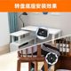 Full beads thick universal turntable TV rotation table bearing furniture square iron turntable mechanical sofa chair base
