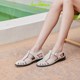 Celebrity Same Model SAM EDELMAN Sam Edelmansummer Braided Pig Cage Roman Sandals Women CARRIE