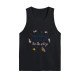 baby blue suspender vest for women 2025 new summer dopamine sweet sports wear loose sleeveless top
