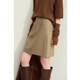 Amii2025 summer new style old money style commuting anti-wrinkle-free skirt for women small A-line skirt suit skirt