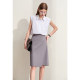 Amii2025 summer new style capable commuter style letter embroidered skirt for women slim mid-skirt