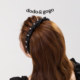 DODOGOGO high-end zircon pearl winding with toothed hairband fashionable exquisite versatile hair card temperament hair accessories