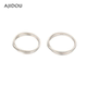 AJIDOU Ajidou ring for women 925 silver couple pair ring fashion plain ring silver ring couple pair ring