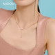 AJIDOU Ajidou necklace for women's smile butterfly necklace pendant exquisite light luxury necklace high-end collarbone chain