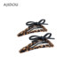 AJIDOU Ajidou hairpin side clip women's offline counter same style leopard print bangs clip trend hair accessories