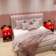 Mickey children's bedside table for girls and boys creative bedroom cute cartoon room special-shaped extremely narrow side table bedside table