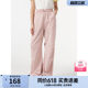Hot air women's clothing 24 summer new women's paratrooper trousers loose and comfortable mid-waist pants street casual straight pants