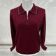 More than 50-year-old mother's fashionable tops for middle-aged and elderly fashion women's autumn 2025 new knitted sweaters cardigan bottoming shirts