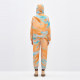XII BASKET 12 Basket Spring Style Rock Color Print Mountain Splashback Jacket
