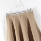 New daily summer commuting versatile side invisible zipper high waist slim short skirt for women solid color A-line skirt