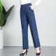 Middle-aged and elderly jeans for women in spring, autumn, winter and summer style mother jeans for elderly people with high waist loose straight-leg casual grandma pants