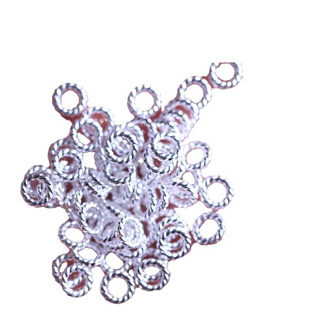 Tibetan silver twist single circle, open circle and closed circle, DIY bracelet and necklace connecting ring, homemade earring material