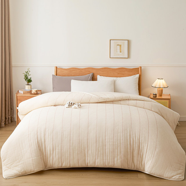 Xinjiang Changdong cotton quilt quilt quilt all -cotton quilt cotton wool mattress, bedding, thickened warm spring and autumn and winter
