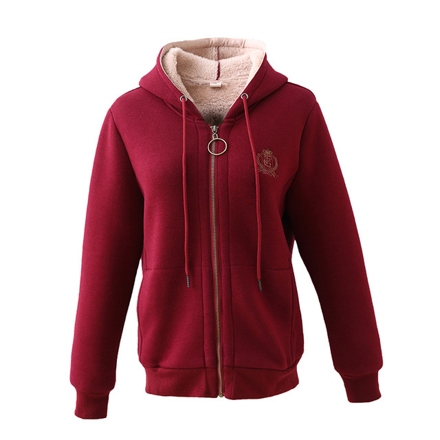 Mom coat women's winter dress plus velvet thick winter sweater 40 years old 50 winter middle -aged women's warm jacket autumn clothes
