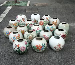 早い者勝ち 赤茶色大花瓶。昭和時代。台湾 渡來。美品。華道具。大花瓶