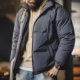 Madden workwear American casual stand collar 90 white duck down down jacket outdoor short bread coat warm jacket men winter