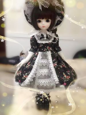 taobao agent Spot 2 sets of free shipping) BJD doll clothes dressed 1/6 4 -point giant baby blythe small cloth salon women's skirt