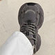 Zhao Lusi's same style gray thick-soled dad shoes for women 2024 autumn new breathable versatile fashion ins sneakers