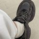Zhao Lusi's same style gray thick-soled dad shoes for women 2024 autumn new breathable versatile fashion ins sneakers