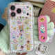 MMkeke Japanese and Korean ins style ancient cute things colorful stars Rilakkuma Band-Aid suitable for iPhone17promax double-layer all-inclusive mobile phone case Apple 16pro protective cover 14 cute 15pm